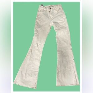 J BRAND Maria Flare mid high waist White S 24